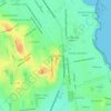 Mapa topográfico Ortiz Rubio, altitude, relevo