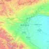 Mapa topográfico Kaschgar, altitude, relevo