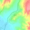 Mapa topográfico Engenheiro Dolabela, altitude, relevo