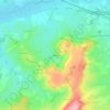 Mapa topográfico Nanteuil, altitude, relevo