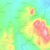 Mapa topográfico Zembe, altitude, relevo