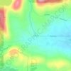 Mapa topográfico Bearsville, altitude, relevo