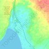 Mapa topográfico Sacomar, altitude, relevo