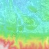 Mapa topográfico La Peyriere, altitude, relevo