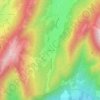 Mapa topográfico Routhennes, altitude, relevo