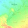 Mapa topográfico Rajegwesi, altitude, relevo
