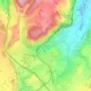 Mapa topográfico Le Barril, altitude, relevo