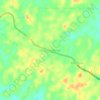 Mapa topográfico Sindang Marga, altitude, relevo