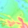 Mapa topográfico Coll d'Arboç, altitude, relevo