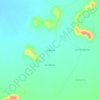 Mapa topográfico La Victoria, altitude, relevo