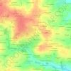 Mapa topográfico La Haute Forge, altitude, relevo