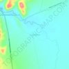 Mapa topográfico Catavi Kkollu, altitude, relevo