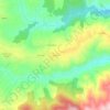 Mapa topográfico Progo, altitude, relevo