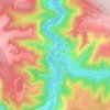 Mapa topográfico Covanera, altitude, relevo