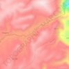 Mapa topográfico Isivilla, altitude, relevo