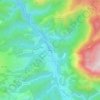 Mapa topográfico Atallo, altitude, relevo