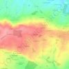 Mapa topográfico La Hunaudière, altitude, relevo