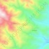 Mapa topográfico Pampa de la Quinua, altitude, relevo