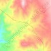 Mapa topográfico Revesht, altitude, relevo