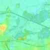 Mapa topográfico Le Préolan, altitude, relevo