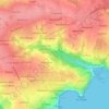 Mapa topográfico Le Nevent, altitude, relevo