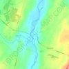 Mapa topográfico Tuthill, altitude, relevo