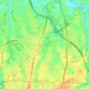 Mapa topográfico Pamulang, altitude, relevo