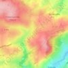 Mapa topográfico Le Saussey, altitude, relevo