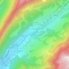 Mapa topográfico La Maisondraz, altitude, relevo
