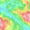 Mapa topográfico Vilariño, altitude, relevo