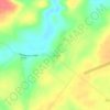 Mapa topográfico Luinga, altitude, relevo