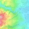 Mapa topográfico Clair-Matin, altitude, relevo