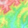 Mapa topográfico Le Puyt, altitude, relevo