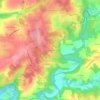 Mapa topográfico Puy de Chat, altitude, relevo