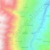 Mapa topográfico Shampon, altitude, relevo