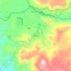 Mapa topográfico Porco, altitude, relevo