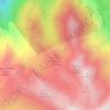 Mapa topográfico Puntons del Ibonet, altitude, relevo