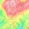 Mapa topográfico Chez Dupont, altitude, relevo