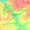 Mapa topográfico Biesme-sous-Thuin, altitude, relevo