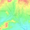 Mapa topográfico Karanganyar, altitude, relevo