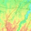 Mapa topográfico Cirimekar, altitude, relevo