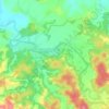 Mapa topográfico Jasinga, altitude, relevo