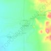 Mapa topográfico Villa Unión, altitude, relevo