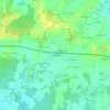 Mapa topográfico Pièce de Givry, altitude, relevo