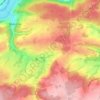 Mapa topográfico Haute-Fontaine, altitude, relevo