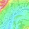 Mapa topográfico Gap, altitude, relevo