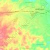 Mapa topográfico Manonjaya, altitude, relevo