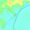 Mapa topográfico Gedung Aji, altitude, relevo