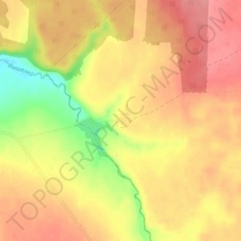 Mapa topográfico Ключёвка, altitude, relevo