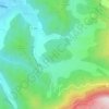 Mapa topográfico Malo, altitude, relevo